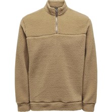 Jack & Jones Only & Sons Onsremy Reg 1/4 Zıp Swt Kahverengi