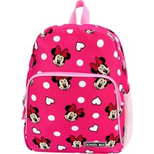 Yeni Sezon Mini Fare Desenli Suluk Cepli Kız Çocuk Anaokul Kreş Sırt Çantası