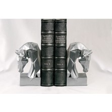 Tekno Trust Polyester My Art Collection, At Figürlü Kitap Tutucu Gümüş