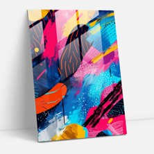 Painted Anarchy Cam Tablo 30 x 45 cm