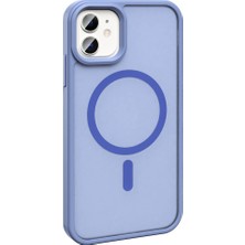 Voyo Apple iPhone 11 Magsafe Kamera Çıkıntılı Metal Tuş Kılıf Kapak