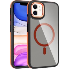 Voyo Apple iPhone 11 Mat Magsafe Kenar Korumalı Kılıf Kapak