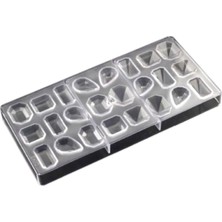 Depposite Büyük Polikarbon Çikolata Kalıbı Geometrik Şekil