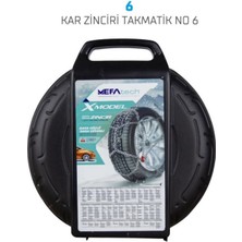 Mefa Tech 195/70X13 Ebatlarına Uyumlu Takmatik x Tipi Kar Patinaj Zinciri