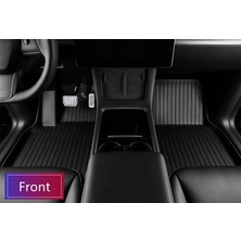 Tesla Li Parts Tesla Model Y TPE  Premium 3D Havuzlu Tüm Paspas Seti(Ön ve Arka Bagaj Paspasları Dahil) 6 Parça