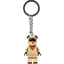 854158 French Bull Dog Guy Keyring