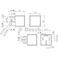 Bosch Guc Rolesı 24V 30AH 4uclu 0986AH0083