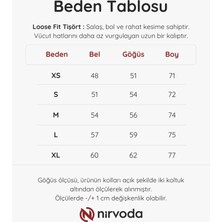 nirvoda Küçük Prens Baskılı Loose Fit Bisiklet Yaka Tişört