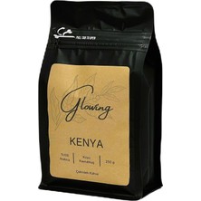 Glowing Kenya Koyu Kavrulmuş Çekirdek Kahve (Öğütülmemiş)  Arabica 250 gr