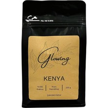 Glowing Kenya Koyu Kavrulmuş Çekirdek Kahve (Öğütülmemiş)  Arabica 250 gr