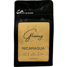 Glowing Nicaragua Orta Kavrulmuş Çekirdek Kahve (Öğütülmemiş)  Arabica 250 gr