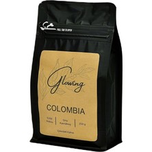 Glowing Colombia Orta Kavrulmuş Çekirdek Kahve (Öğütülmemiş)  Arabica 250 gr