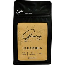 Glowing Colombia Orta Kavrulmuş Çekirdek Kahve (Öğütülmemiş)  Arabica 250 gr