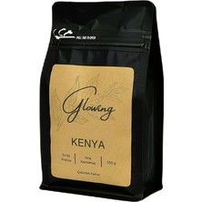 Glowing Kenya Orta Kavrulmuş Çekirdek Kahve (Öğütülmemiş)  Arabica 250 gr