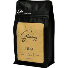 Glowing India Koyu Kavrulmuş Çekirdek Kahve (Öğütülmemiş)  Arabica 250 gr