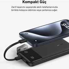 Anker Powercore 10000 mAh - 10K Taşınabilir Hızlı Şarj Cihazı - USB C Kablolu - 22,5W - Siyah - A1388 (Anker Türkiye Garantili)