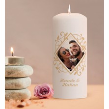 BK Kişiye Özel Isimli Fotoğraflı Mum - 2