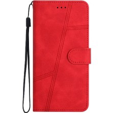 Mellow Shop IPhone 13 Için Flip Case Flip Folio Tam Koruma Kartı Yuvaları Tutucu Bilek (Yurt Dışından)