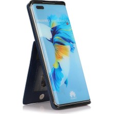 Mellow Shop Huawei Mate 40 Kart Tutucu ile Uyumlu Premium Deri Çanta Cüzdan (Yurt Dışından)