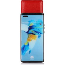 Mellow Shop Huawei Mate 40 Kart Tutucu ile Uyumlu Premium Deri Çanta Cüzdan (Yurt Dışından)