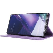 Mellow Shop Samsung Galaxy Not 20 Için Filp Durumda Ultra Kart Tutucu Bilek Kayışı Pu (Yurt Dışından)