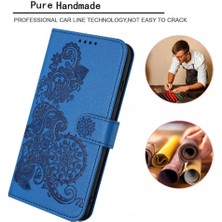 Mellow Shop Realme C33 Flip Folio Kitap Pu Deri Manyetik Kapatma ile Flip Case (Yurt Dışından)