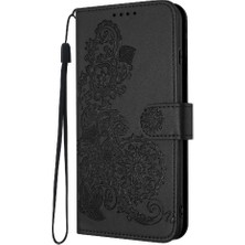 Mellow Shop Kart Yuvası ile Realme 12 Artı Pu Deri Manyetik Kapatma Için Flip Case (Yurt Dışından)