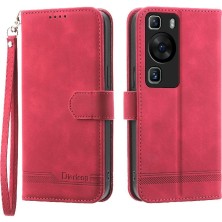 Mellow Shop Huawei P60 Bileklik Nakit Cep Kartı Yuvaları Için Flip Case Premium Manyetik (Yurt Dışından)