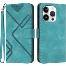 Mellow Shop Kart Yuvası Standı ile IPhone 16 Pro Pu Deri Manyetik Kapak Için Flip Case (Yurt Dışından)