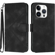 Mellow Shop Kart Yuvası Standı ile IPhone 16 Pro Pu Deri Manyetik Kapak Için Flip Case (Yurt Dışından)