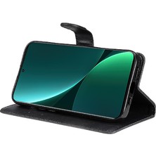 YH Market Kart Yuvası Klasik Düz Renk Iş ile Xiaomi 12 Pro Için Flip Case (Yurt Dışından)