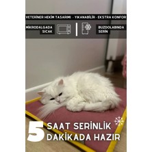 Pawdaz Serin (60X40CM) - 4 Mevsim Kedi/ Köpek Matı, Sıcak Veya Soğuk Kullanılabilen Minder Yatak