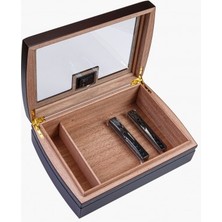 Alsepeteavm Camlı Nem Ölçerli Humidor PHUM0111