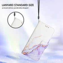 YH Mall Huawei P30 Pro Kickstand Cüzdan Mermer Desen Pu Deri Kılıf (Yurt Dışından)