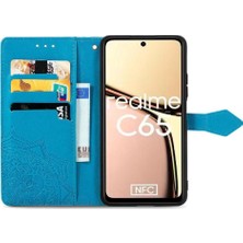 YH Mall Realme C65 Için Flip Case Zarif Desen Basit Iş Kapak Kılıfı (Yurt Dışından)