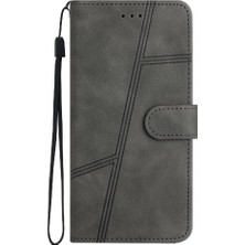 YH Mall Sony Xperia 1 V Için Flip Case Cüzdan Pu Deri Bilek Kayışı Flip Folio (Yurt Dışından)