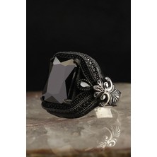 Ksr Moda Ksrmoda Zirkon Taşlı 925 Ayar Erkek Gümüş Yüzük