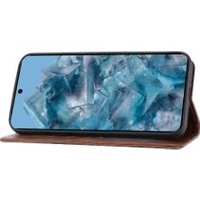 YH Mall Google Pixel 9 Pro Kickstand Için Cüzdan Kılıf Tüm Yuvarlak Koruma Kartı (Yurt Dışından)