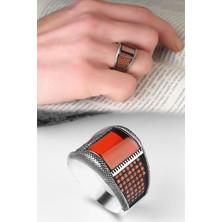 Ksr Moda Ksrmoda Mikro Zirkon Taşlı 925 Ayar Erkek Gümüş Yüzük