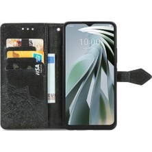 YH Mall Zte Ücretsiz 5g Iv Için Flip Case Zarif Desen Deri Kılıf Darbeye (Yurt Dışından)