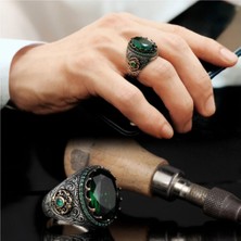 Ksr Moda Topaz Taşlı 925 Ayar Gümüş Yüzük