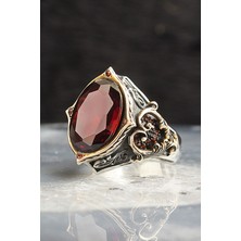 Ksr Moda Zirkon Taşlı 925 Ayar Erkek Gümüş Yüzük