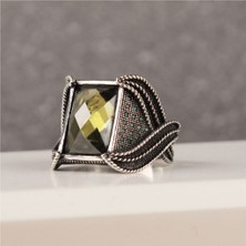 Ksr Moda Zirkon Taşlı 925 Ayar Gümüş Yüzük