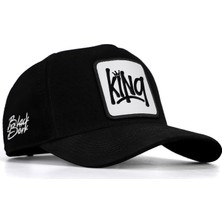 BlackBörk V1 Baseball King - 1 Kod Logolu Unisex Siyah Şapka (Cap)