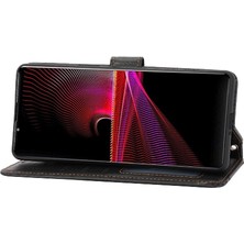 YH Mall Sony Xperia 1 V Pu Deri Manyetik Kapatma Kayış Kartı Için Flip Case (Yurt Dışından)