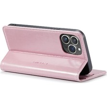 YH Mall Iphone 15 Için Flip Case Pro Çılgın At Pu Deri Kickstand Kart Tutucu (Yurt Dışından)