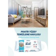 Fibril Pratik Yüzey Temizlik Havlusu Beyaz Sirkeli Sabun Kokulu 2 x 100 (Toplam 200 Yaprak)