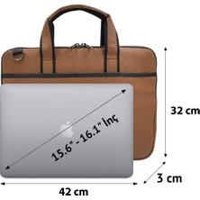 Beutel Vegan Deri 15.6" - 16,1" Evrak Laptop Notebook MacBook Bilgisayar Çantası