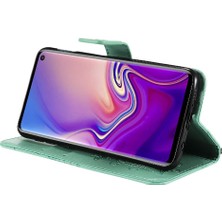 YH Mall Kart Yuvası Standı ile Samsung Galaxy S10E Pu Deri Kılıf Darbeye (Yurt Dışından)