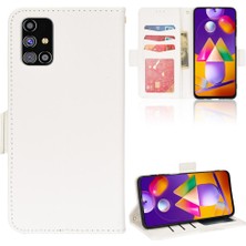 YH Mall Samsung Galaxy M31S Için Kılıf Kart Yuvaları Tutucu Manyetik Cüzdan Yan Toka (Yurt Dışından)